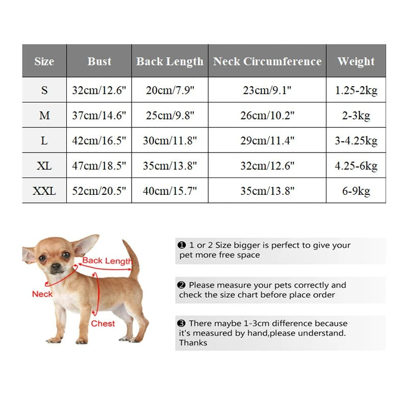 Gilet thermique en peluche pour chats