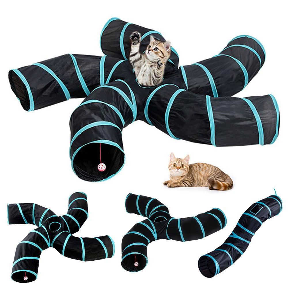 Tunnel Interactif pour Chats – Disponible en Plusieurs Tailles