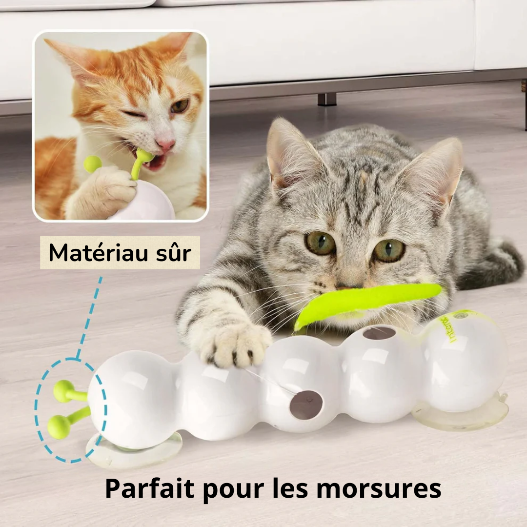 Jouet Électrique Chenille Interactive pour Chats