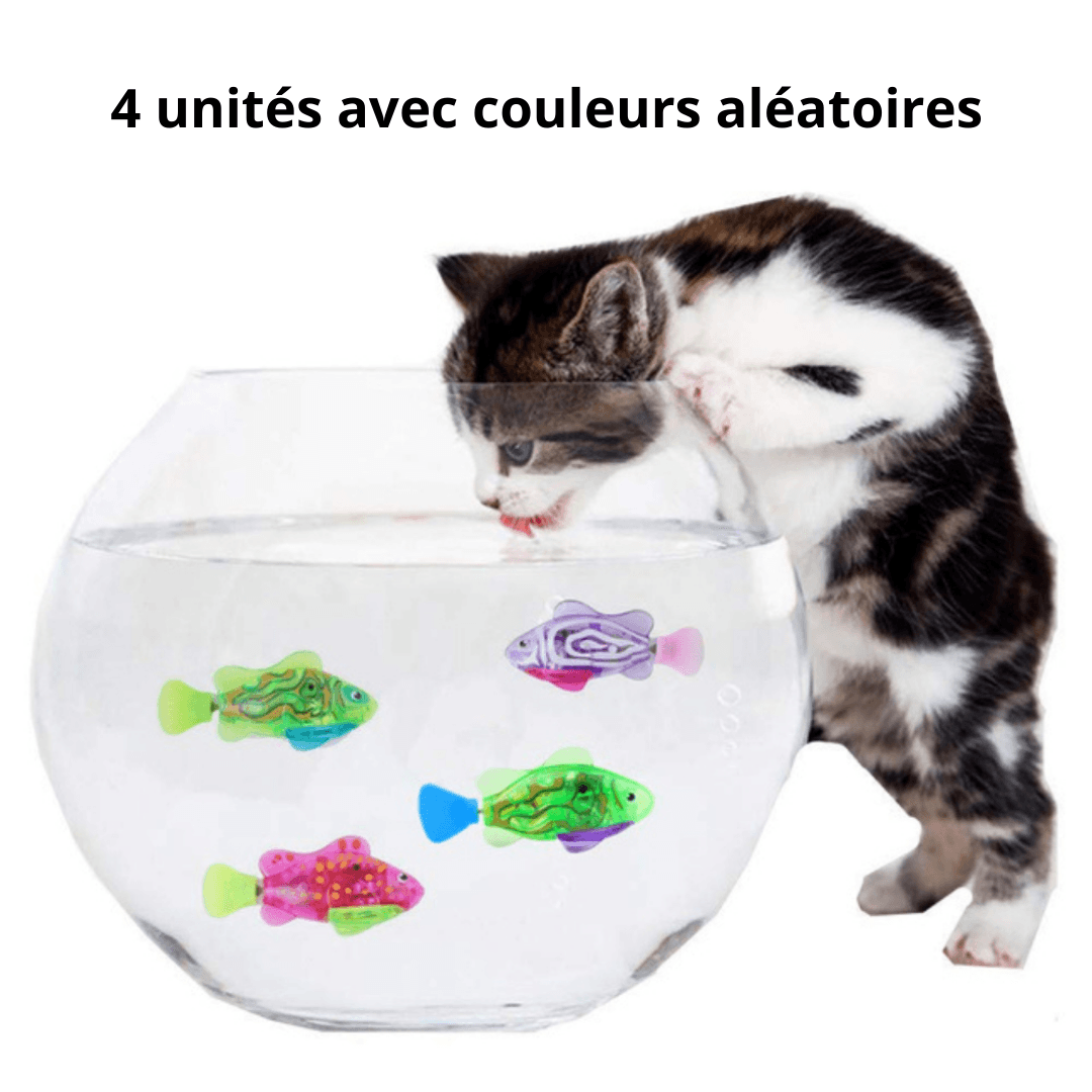 Jouet Poisson Robot Nageur pour Chats