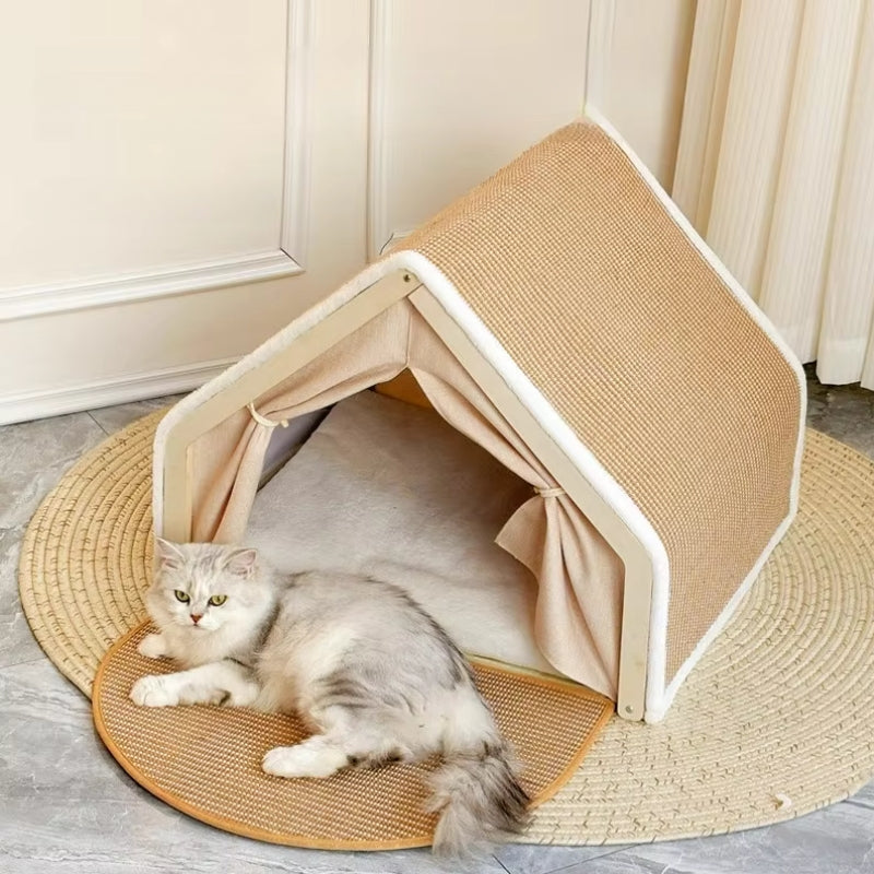 Tente Spacieuse pour Chat avec Griffoir