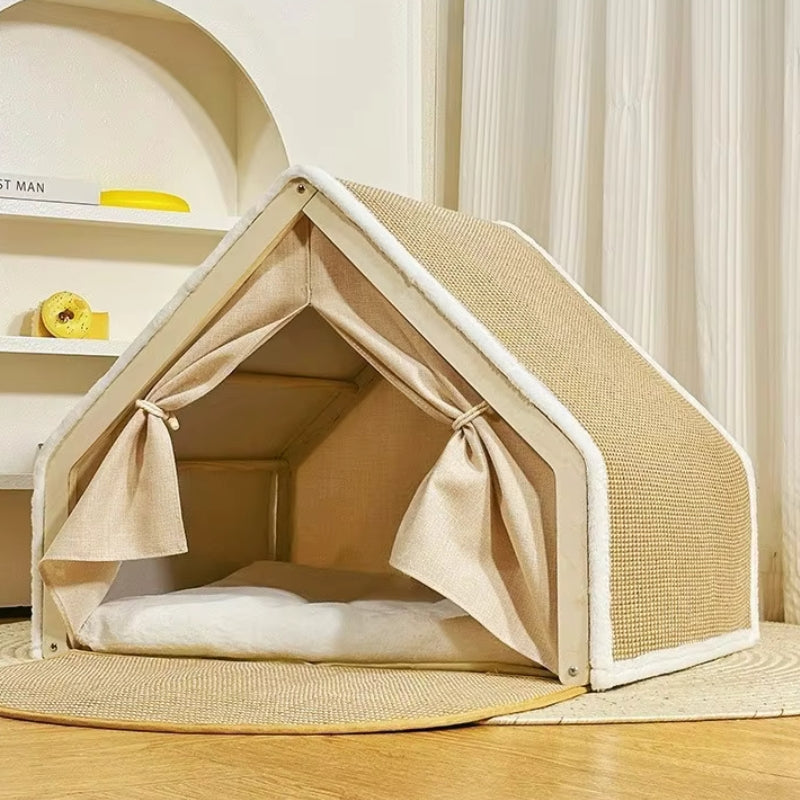 Tente Spacieuse pour Chat avec Griffoir