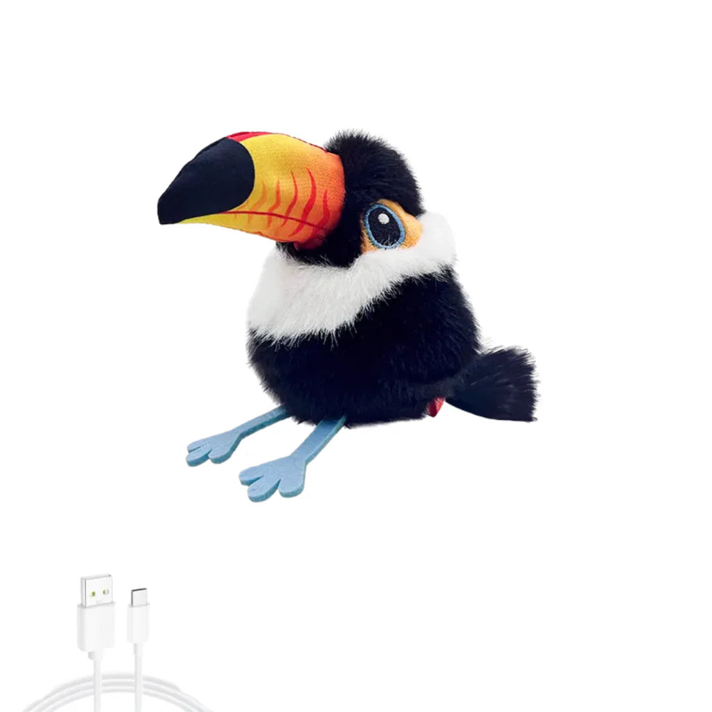 Oiseau Électrique Rechargeable pour Chats