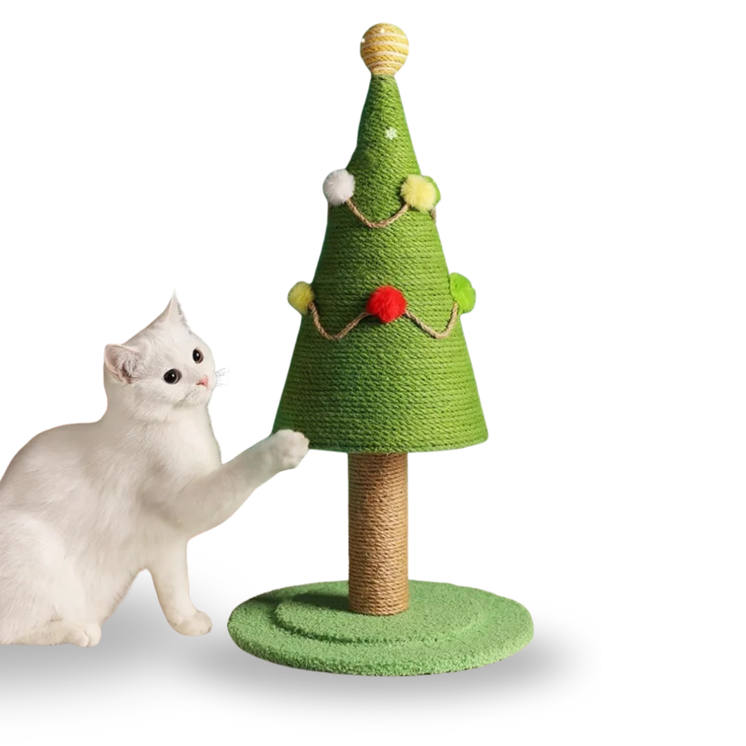 Arbre à Chat de Noël en Sisal Naturel