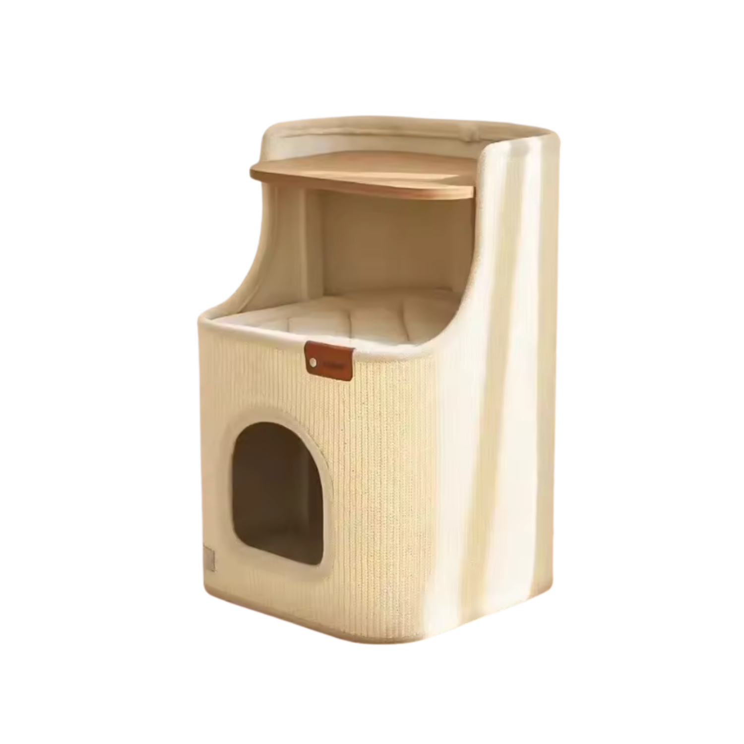 Meuble Niche pour Chat 2-en-1