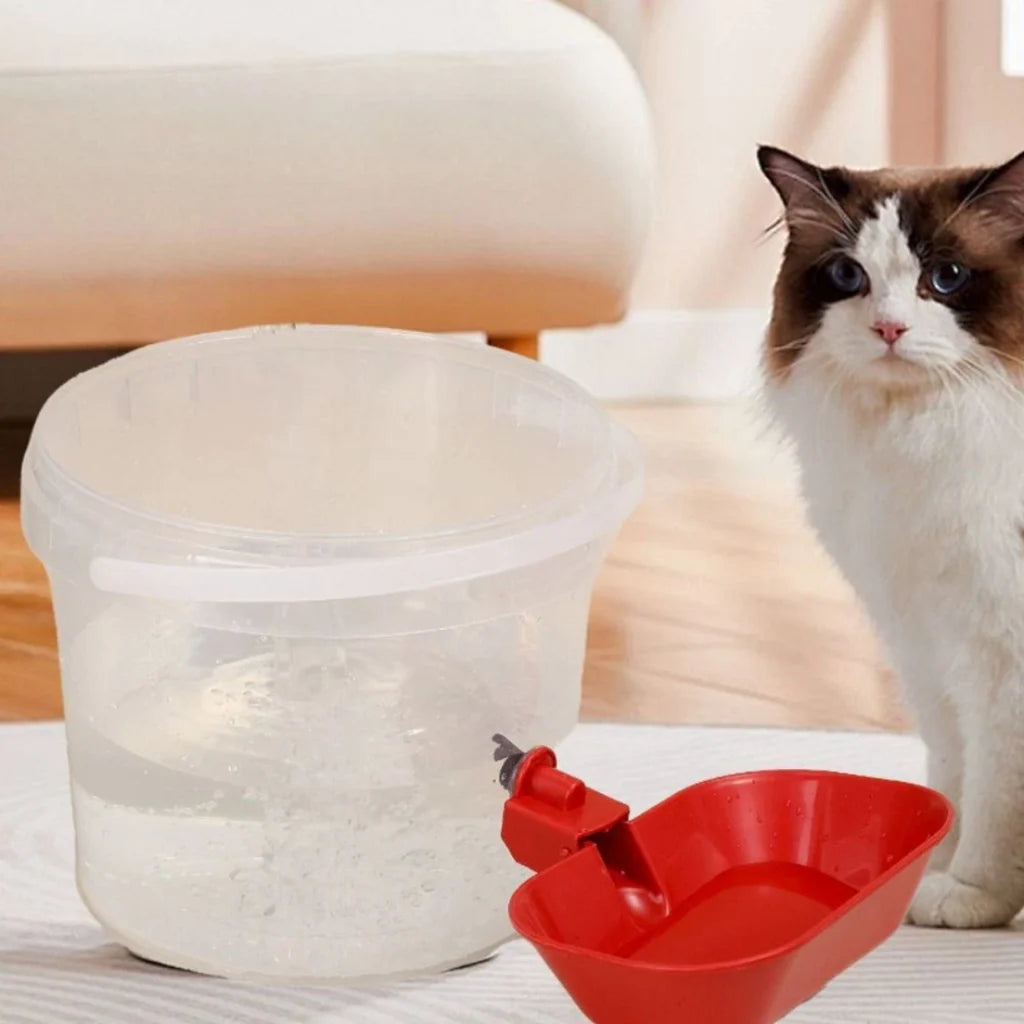 Seau Distributeur d’Eau pour Chats – 3 Litres