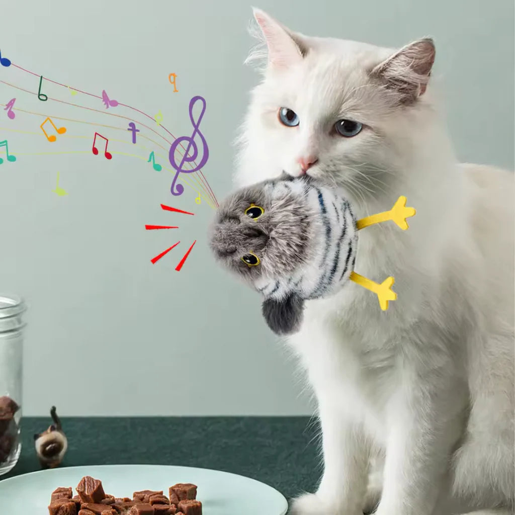 Oiseau Électrique Rechargeable pour Chats