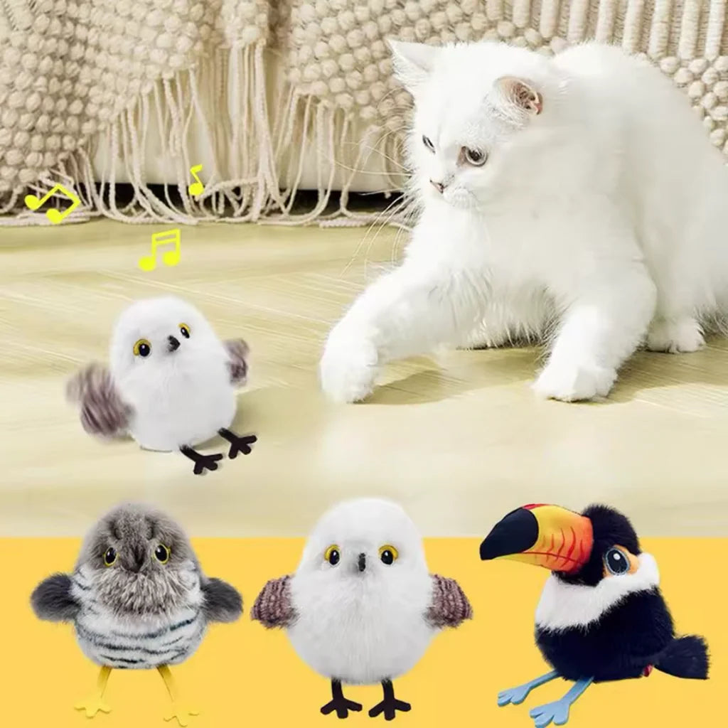 Oiseau Électrique Rechargeable pour Chats