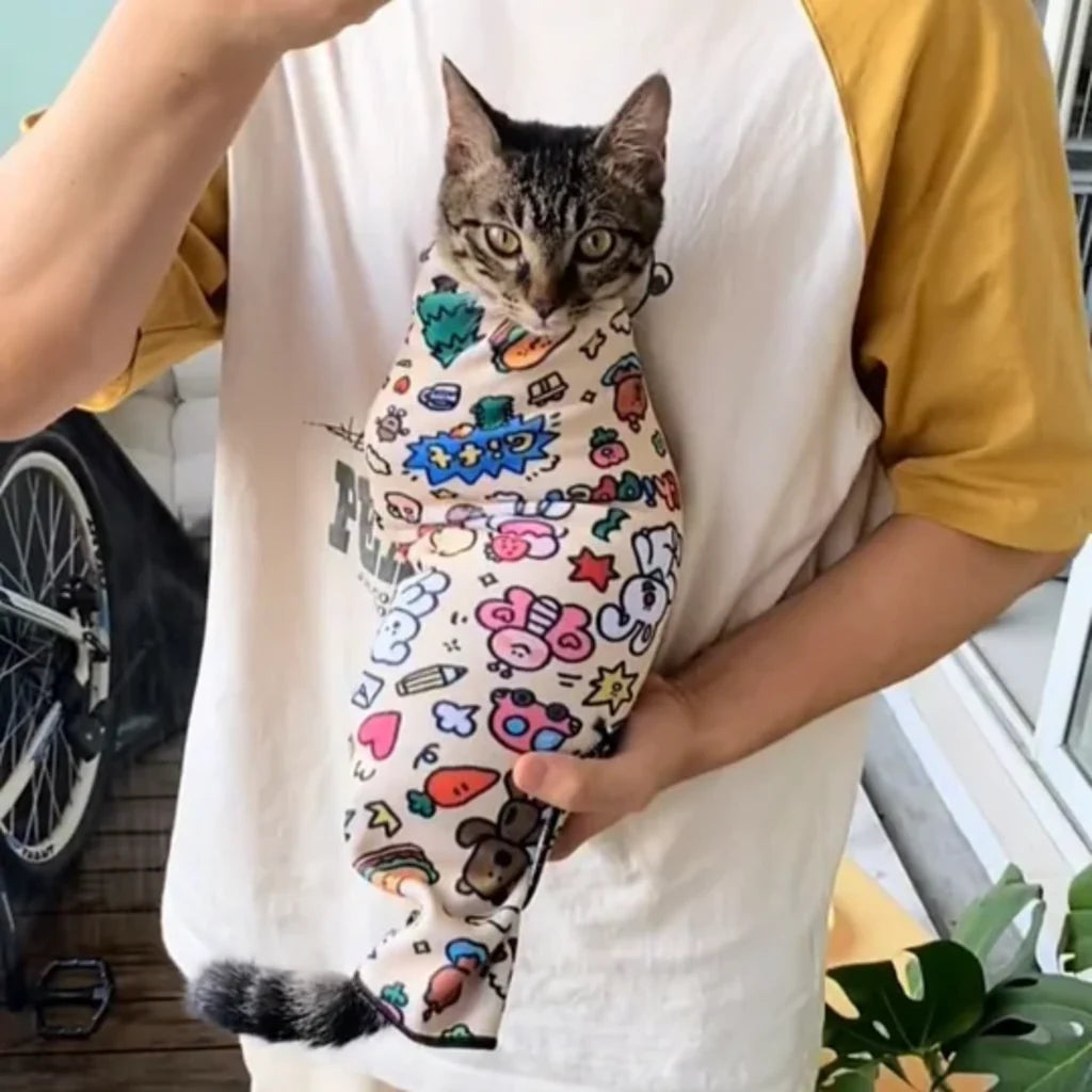 Tissu Magique d’Enveloppement pour Chats
