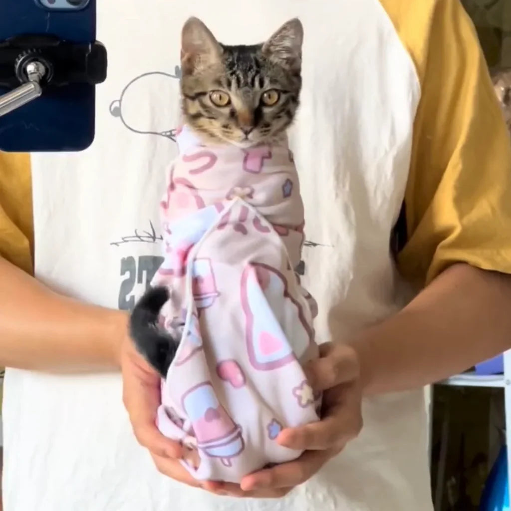 Tissu Magique d’Enveloppement pour Chats
